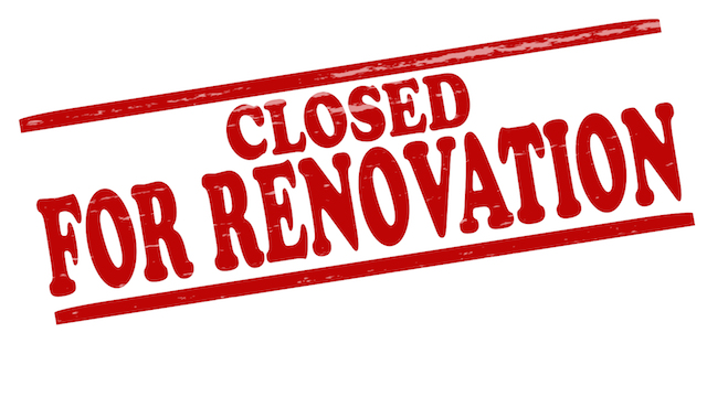 Closed for renovation